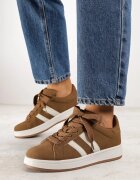 gowin Adidași Maro Cu benzi decorative Dolirenna