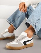 gowin Sneakers Casual Alb-Negru Tip Tenisi Cult Ablerri