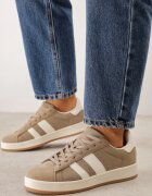 gowin Sneakers cu barete laterale Zefirau Bej Bej Bej Bej închis