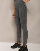 greenice Ciemnoszare Legginsy Podkreślające Pośladki Push-Up Invia