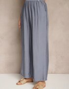 h&s Compleu Albastru Oversize cu Cămașă și Pantaloni Ulonelia