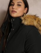 h&s Geacă Parka Neagră Reversibilă Deyu