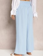 h&s Pantaloni Culotte Albastru deschis Talie înaltă cu elastic în talie Lipadre