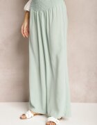 h&s Pantaloni Culotte Verde deschis Talie înaltă cu elastic în talie Lipadre