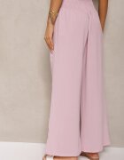 h&s Pantaloni Culottes Roz Talie Înaltă cu elastic în talie Lipadre