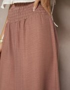 h&s Pantaloni Largi Maro Talie Înaltă cu Elastic în Talie Varbia