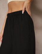 h&s Pantaloni Palazzo Negri cu croială largă cu talie înaltă Ollevia
