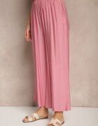 h&s Pantaloni Roz Palazzo cu croială largă High Waist Lislevia
