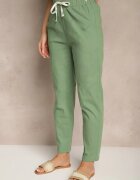 h&s Pantaloni Verzi de bumbac cu șnururi Fenarlia