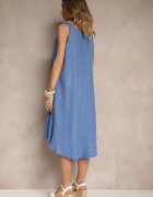 h&s Rochie Albastră Basic cu croială cloș Mevolira