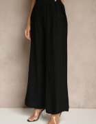 h&s Set Negru Oversize cu Cămașă și Pantaloni Ulonelia