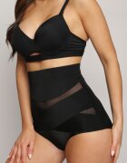 han Chiloți modelatori High Waist decorați cu cusături oblice Kikoneva Neagră