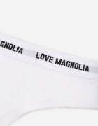han Chiloți string Albi din Bumbac Decorați cu Inscripții Amero