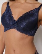 han Sutien Bleumarin Din dantelă în Stil Clasic Coralee
