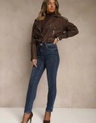 hello miss Blugi Albastri Skinny Talie Normală Razella
