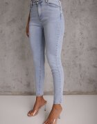 hello miss Blugi Albastru deschis cu Bumbac Skinny Push Up Yastebia