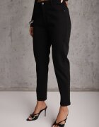 hello miss Blugi Negri Mom Fit Talie Înaltă Kasena