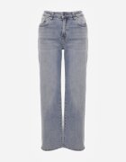 hello miss Jeans Albastre Wide Leg Regular Waist cu Bumbac și adaos de Viscoză Jeniemala