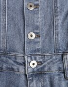 hello miss Salopetă Albastră din denim de bumbac cu picioare drepte cu bretele Naslwen