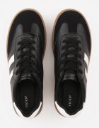 ideal Adidași Negri Decorați cu Dungi Sovresia