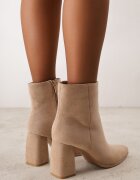 ideal Botine Bej închis