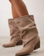 ideal Botine Bej închis