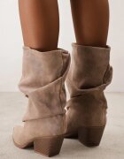 ideal Botine Bej închis