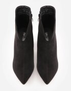 ideal Botine cu toc gros și decupaj în V în stil elegant Soffias Negre
