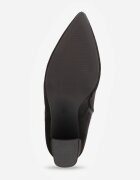 ideal Botine cu toc gros și decupaj în V în stil elegant Soffias Negre