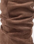 ideal Botine pe toc stiletto tip slouchy Emmanuella Bej închis