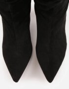 ideal Botine pe toc stiletto tip slouchy Emmanuella Negre
