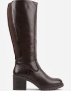 ideal Cizme casual pe toc gros cu panou elastic la spate Zalikasa Maro