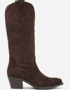 ideal Cizme Maro Tip cowboy în stil clasic din imitație de piele întoarsă Rilamira