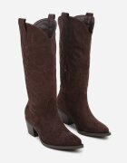 ideal Cizme Maro Tip cowboy în stil clasic din imitație de piele întoarsă Rilamira