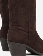 ideal Cizme Maro Tip cowboy în stil clasic din imitație de piele întoarsă Rilamira