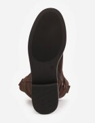 ideal Cizme ofițerești minimaliste din piele naturală velurată Wenita Maro
