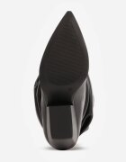 ideal Cizme Slouchy cu toc conic și vârf ascuțit Ilena Negre