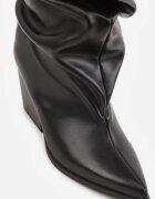 ideal Cizme Slouchy cu toc conic și vârf ascuțit Ilena Negre