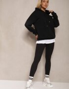 ideal Colanți negri din tricot High Waist cu elastic în talie Nimzza