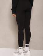 ideal Colanți negri din tricot High Waist cu elastic în talie Nimzza