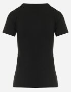 ideal Czarny Klasyczny T-shirt z Bawełny Bilena