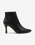 ideal Ghete Negre cu Toc Stiletto cu Vârf Ascuțit în Stil Clasic Rilatessa