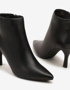 ideal Ghete Negre cu Toc Stiletto cu Vârf Ascuțit în Stil Clasic Rilatessa