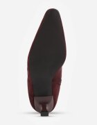 ideal Ghete Oritia cu toc stiletto în formă de clepsidră Bordo