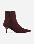 ideal Ghete Oritia cu toc stiletto în formă de clepsidră Bordo