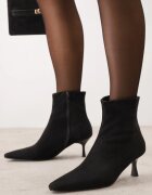ideal Ghete Oritia cu toc stiletto în formă de clepsidră Negre