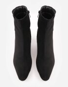 ideal Ghete Oritia cu toc stiletto în formă de clepsidră Negre