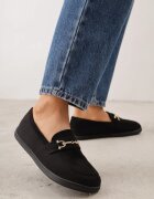 ideal Mocasini Barefoot cu Cataramă Metalică Jamal Maro Negri