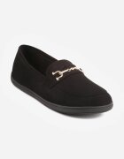ideal Mocasini Barefoot cu Cataramă Metalică Jamal Maro Negri