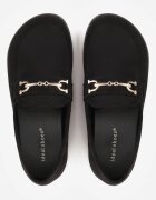 ideal Mocasini Barefoot cu Cataramă Metalică Jamal Maro Negri